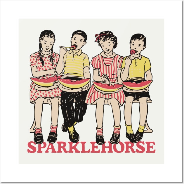 Sparklehorse ---- Retro Fan Design Wall Art by unknown_pleasures